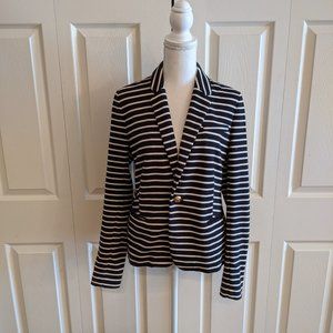 Juicy Couture Black & White Striped Jacket